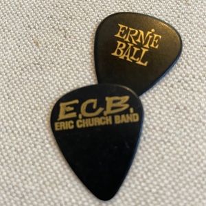 Eric Church ULTRA RARE guitar pick from Nashville!